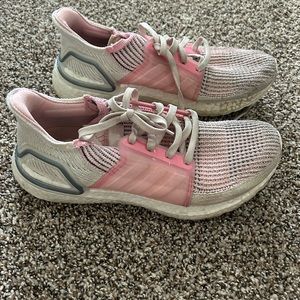 Adidas ultraboost tennis shoes.